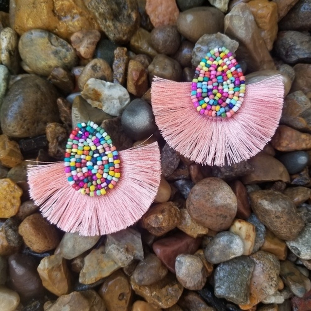 Chloe fringe earrings